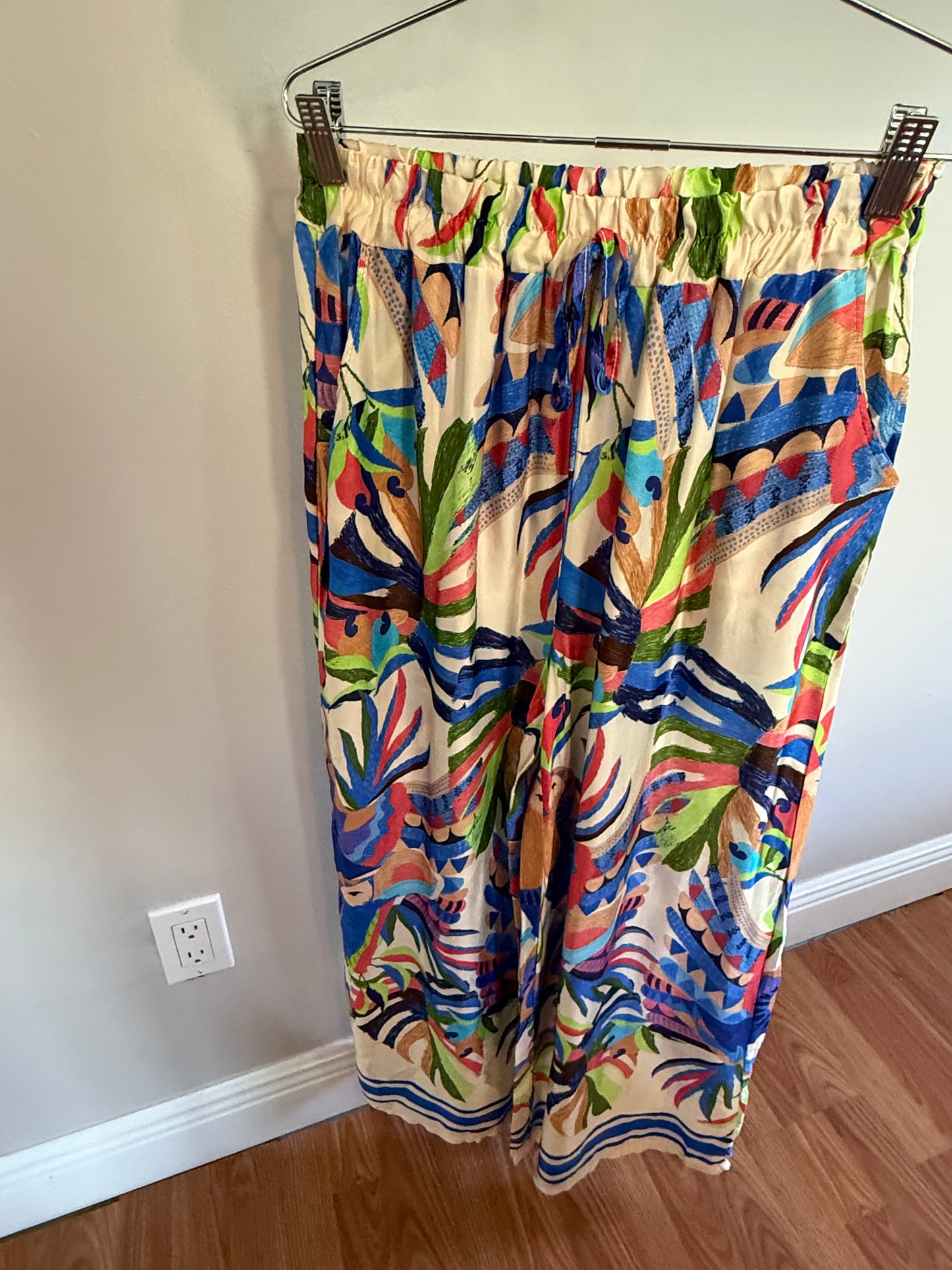 ISLAND MOSAIC WIDE LEG PANTS