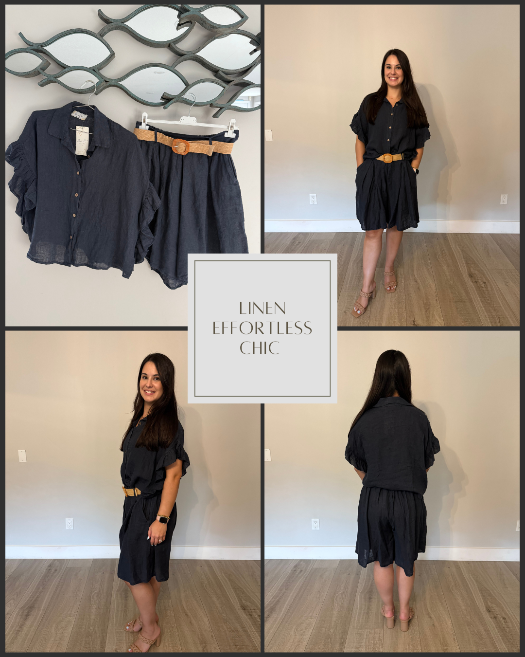 MIDNIGHT TIDE LINEN SET