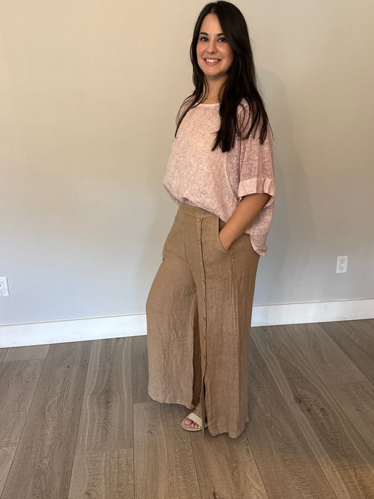SAND DUNE LINEN PANTS