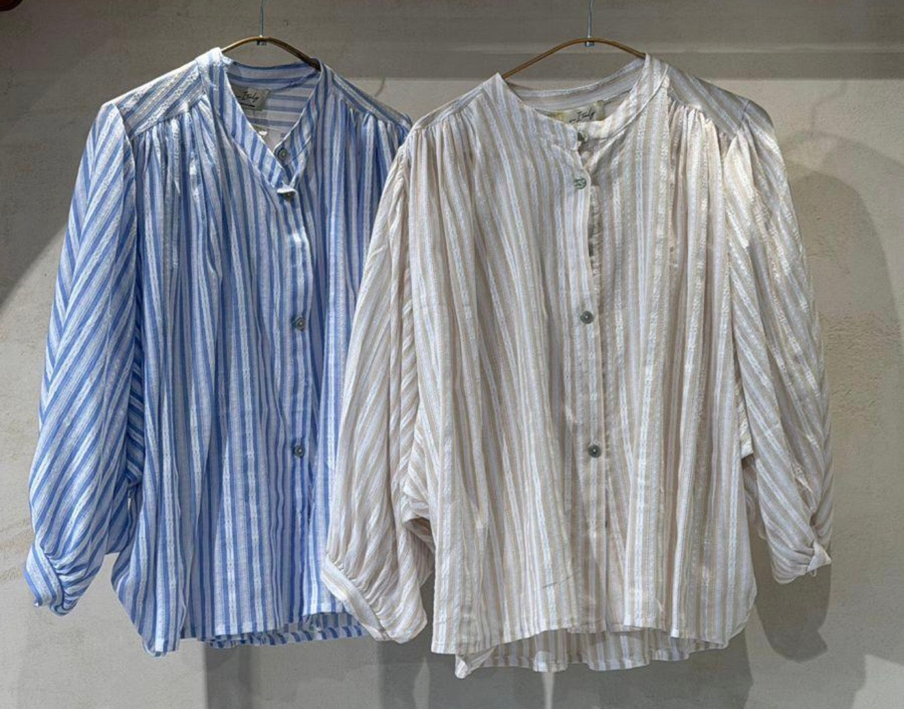 COASTAL BREEZE ITALIAN LINEN BLOUSE
