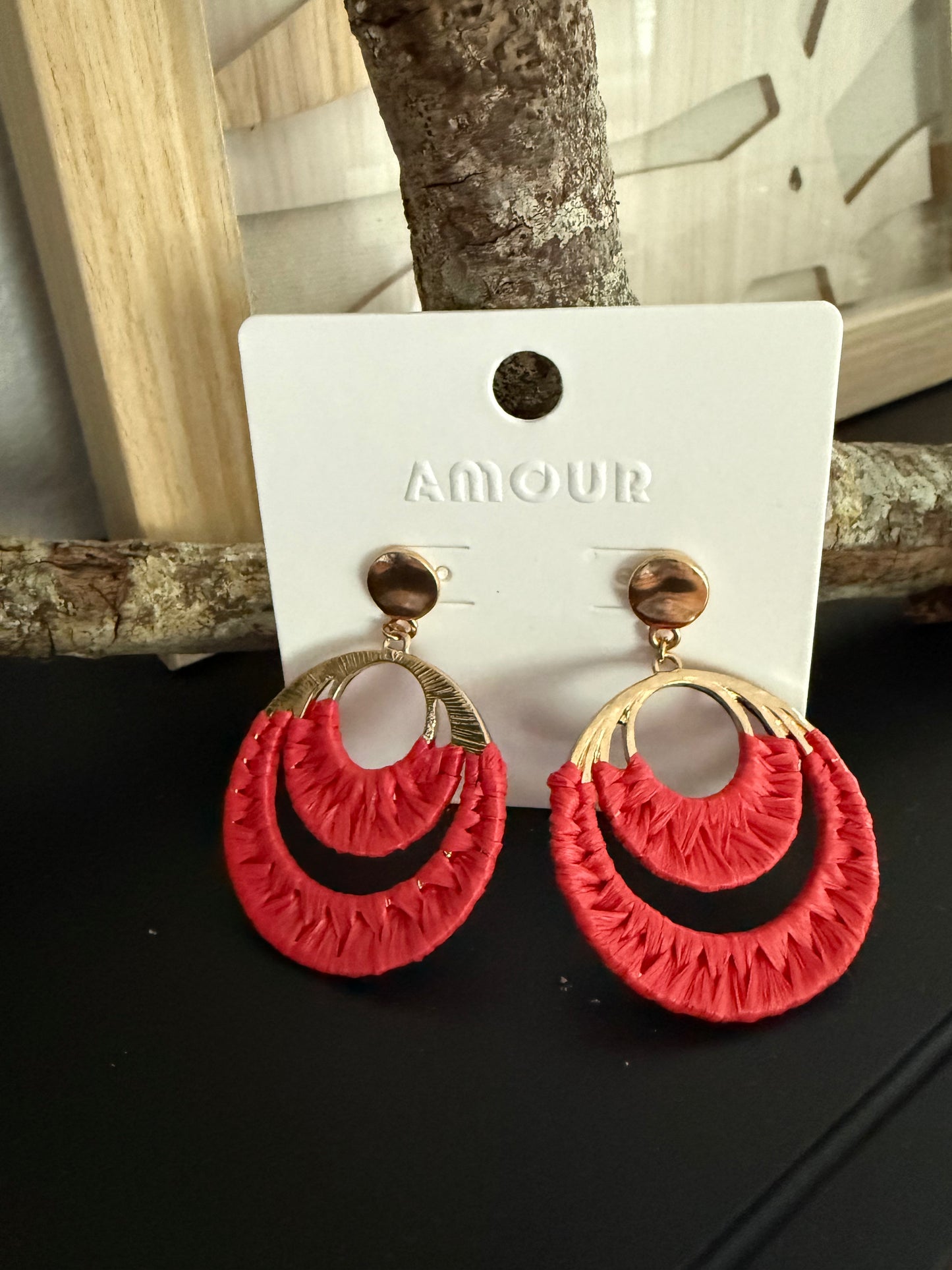 SEA CORAL EARINGS