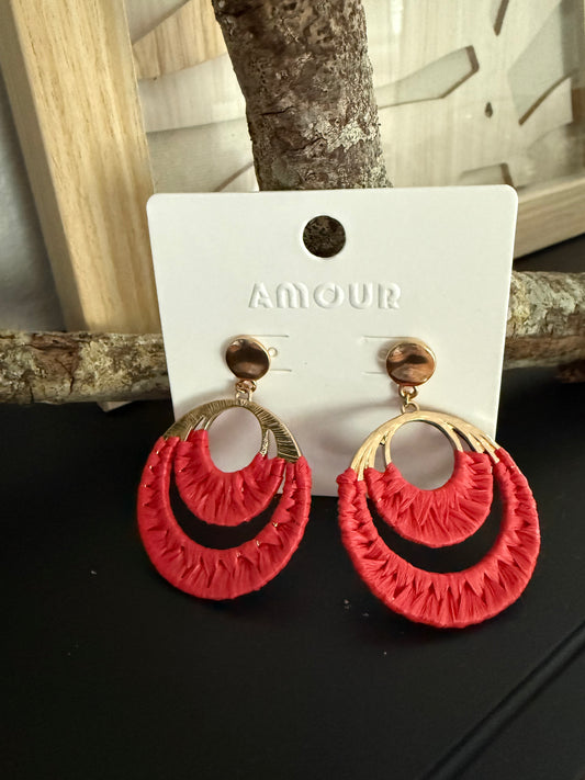 SEA CORAL EARINGS