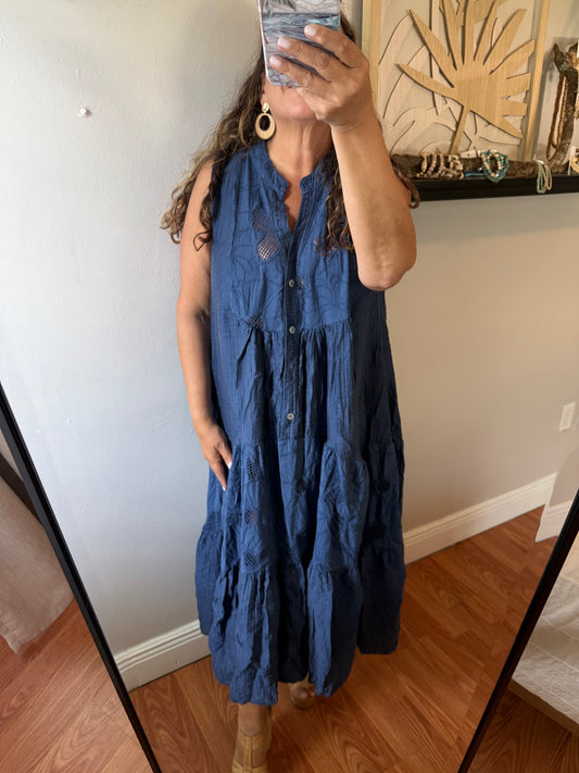DEEP BLUE WATER DRESS