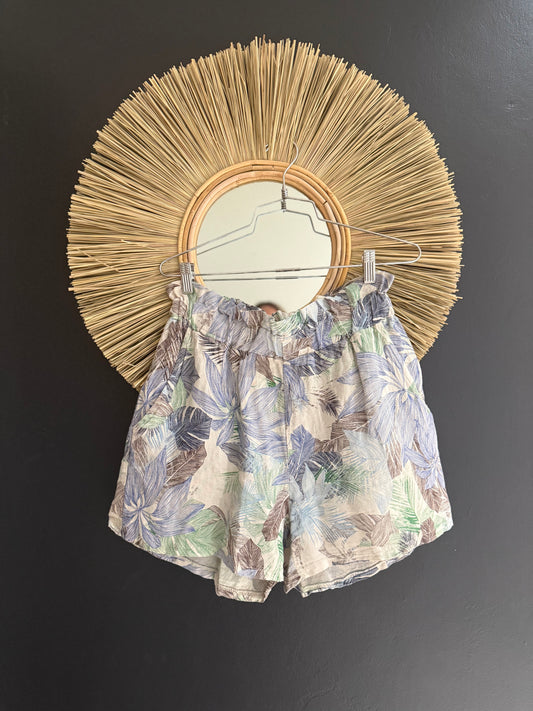 PALM WHISPER LINEN SHORTS