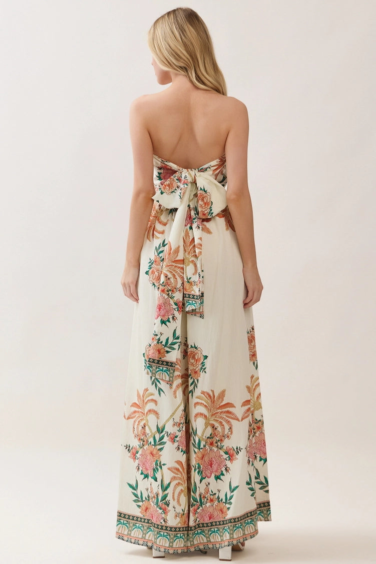 TROPICAL WHISPER PALAZZO ROMPER